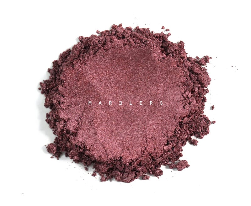 MARBLERS Purple Mica Powder [Wine] 3oz (85g) | Cosmetic Grade | Epoxy Resin Pigment | Dye | Non-Toxic, Vegan, Cruelty-Free | Lip Gloss, Nails, Body Butter | Bath Bomb, Candle & Soap Making - Image 2
